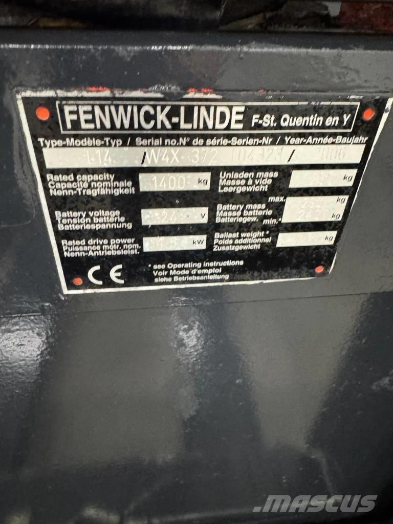 Linde 10848 L14 Övriga motviktstruckar