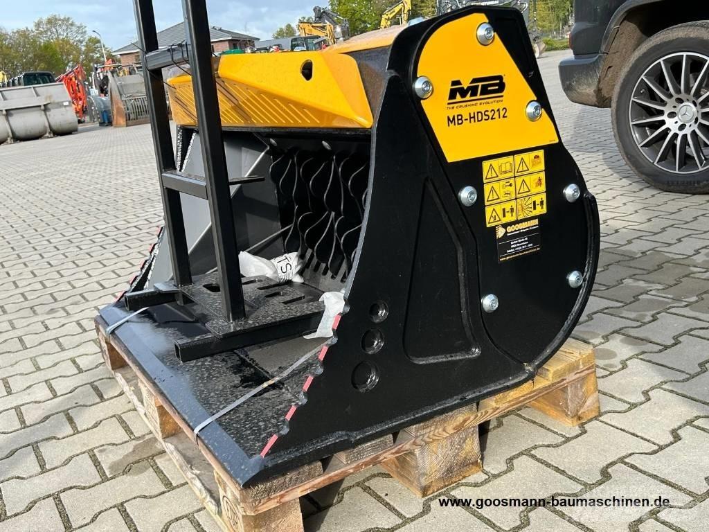 MB Crusher HDS 212 Siktskopor