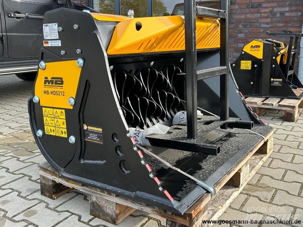 MB Crusher HDS 212 Siktskopor
