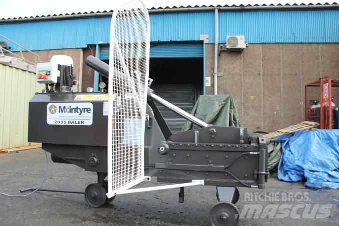 McIntyre Metal Baler Balpressar