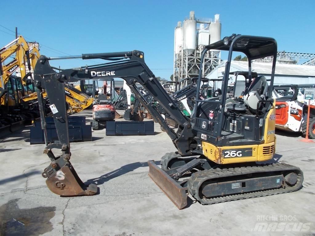 John Deere 26G Minigrävare < 7t