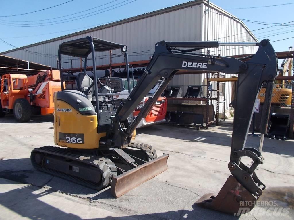 John Deere 26G Minigrävare < 7t
