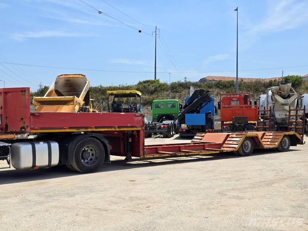 Renders RZ0C 12.20E Låg lastande semi trailer