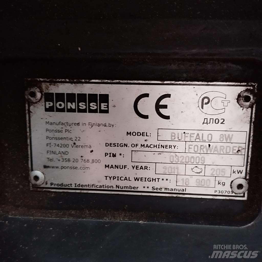 Ponsse Buffalo 8W Skotare