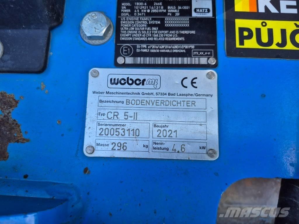 Weber CR5-II Jordkompaktorer