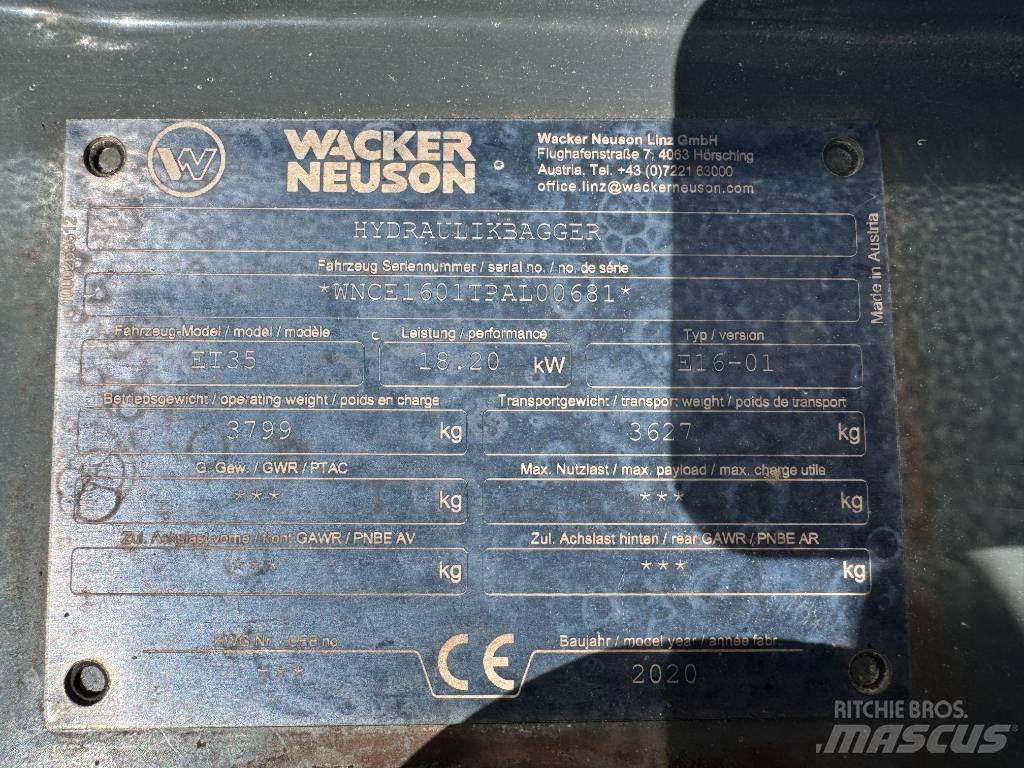 Wacker Neuson ET35 Bandgrävare