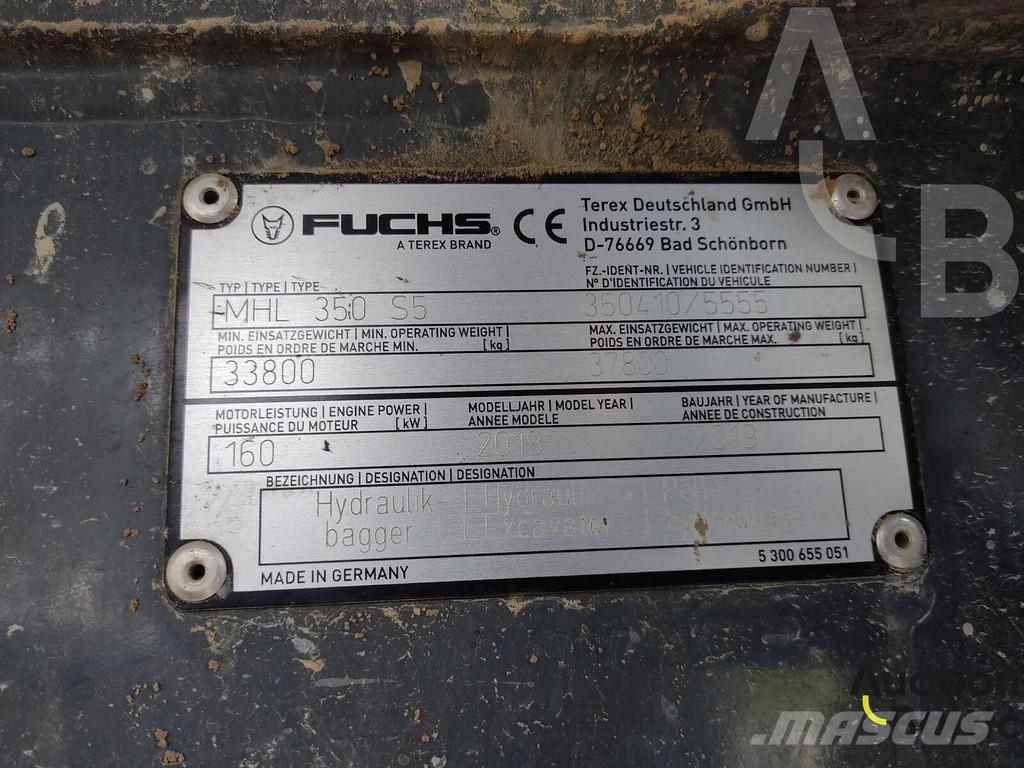 Fuchs MHL 350 Avfalls / industri hantering