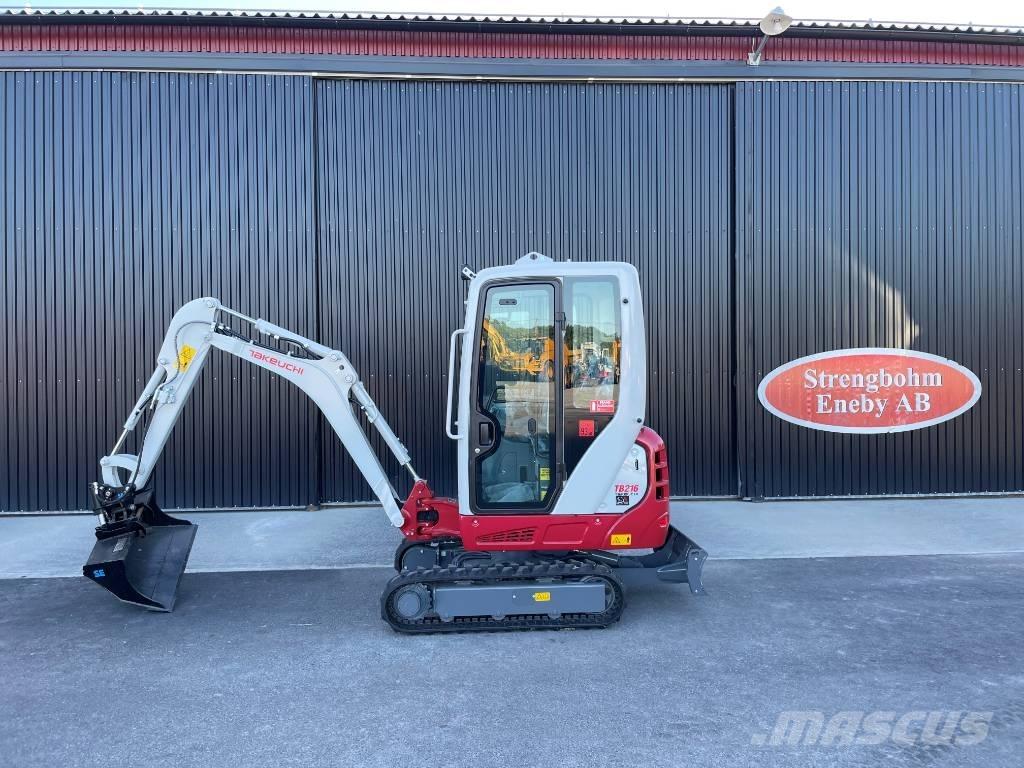 Takeuchi TB 216 Minigrävare < 7t