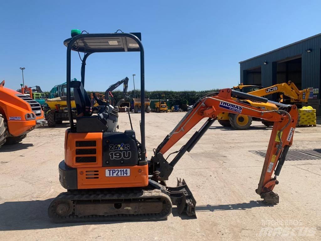 Hitachi ZX 19 U-5 Minigrävare < 7t