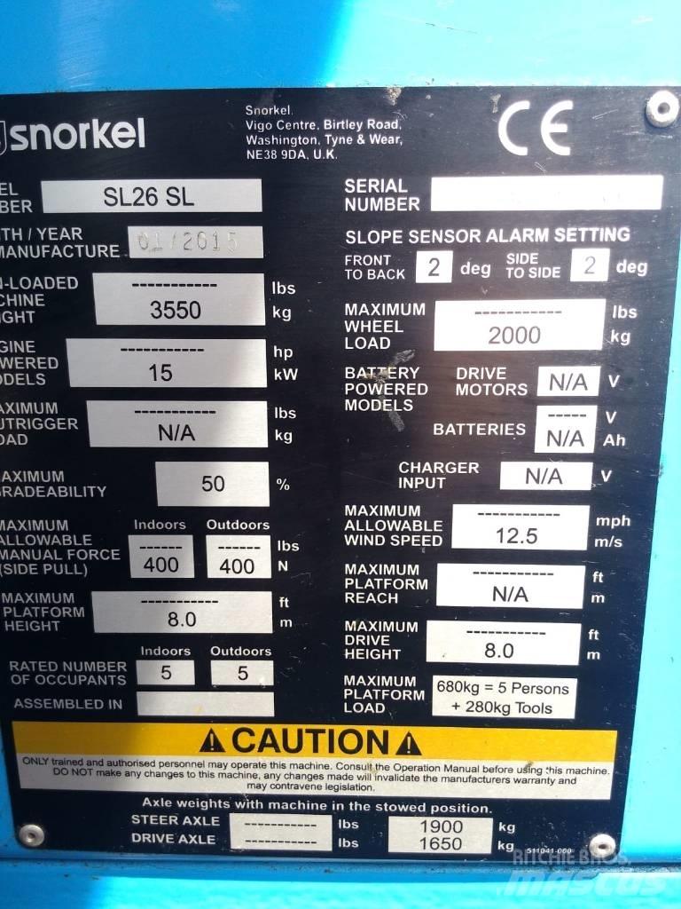 Snorkel SL 26 Bomliftar