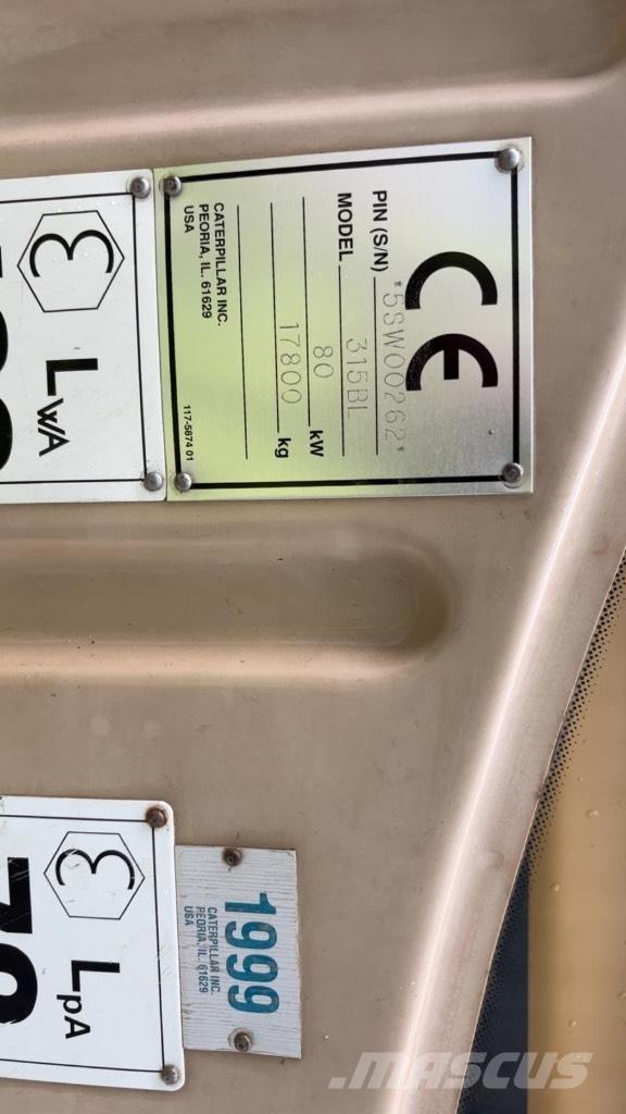 CAT 315 B L Bandgrävare