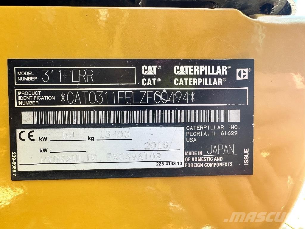 CAT 311 F LRR Bandgrävare
