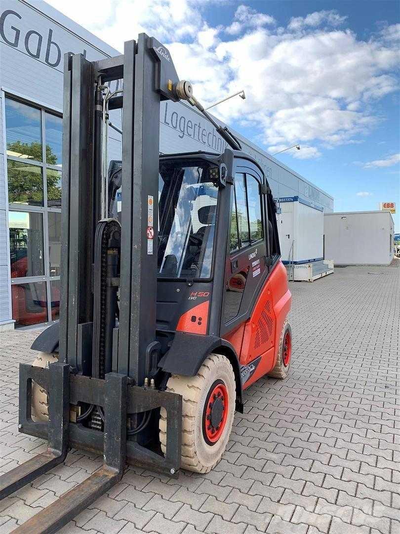 Linde H50T Gasolmotviktstruckar