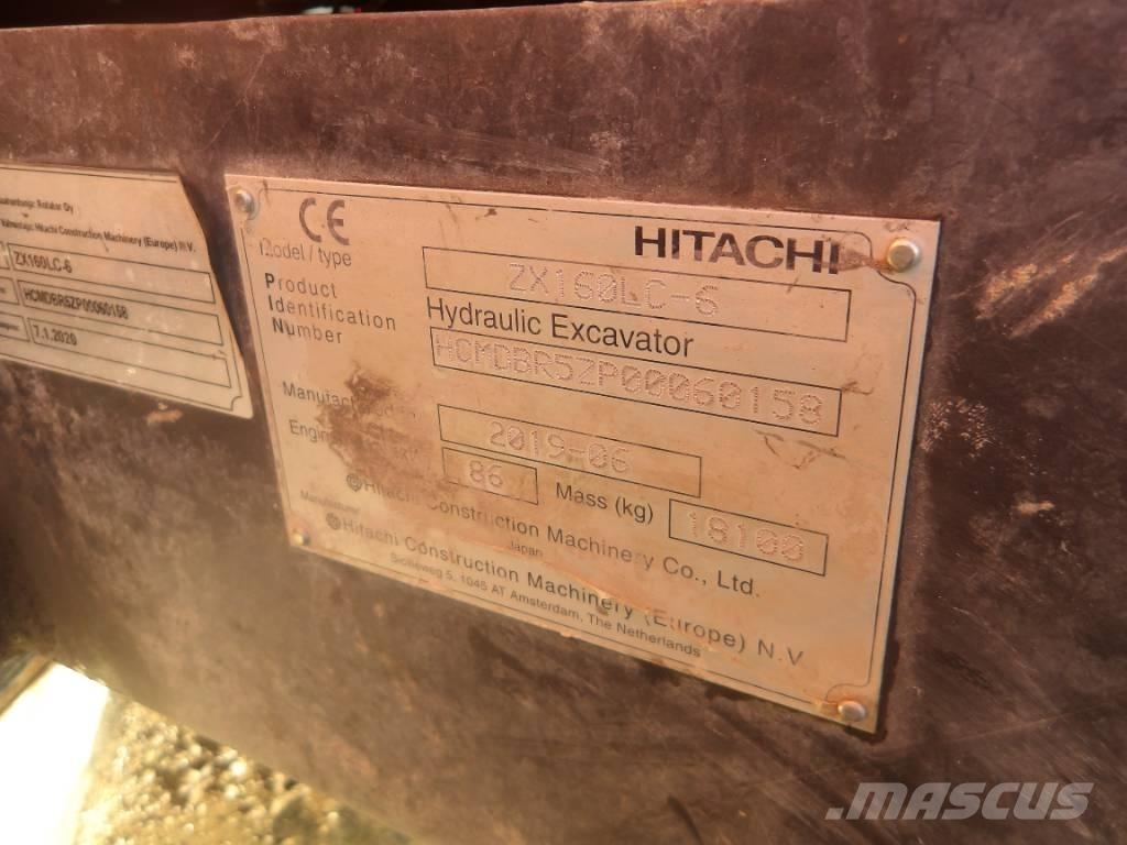 Hitachi ZX 160 LC Bandgrävare