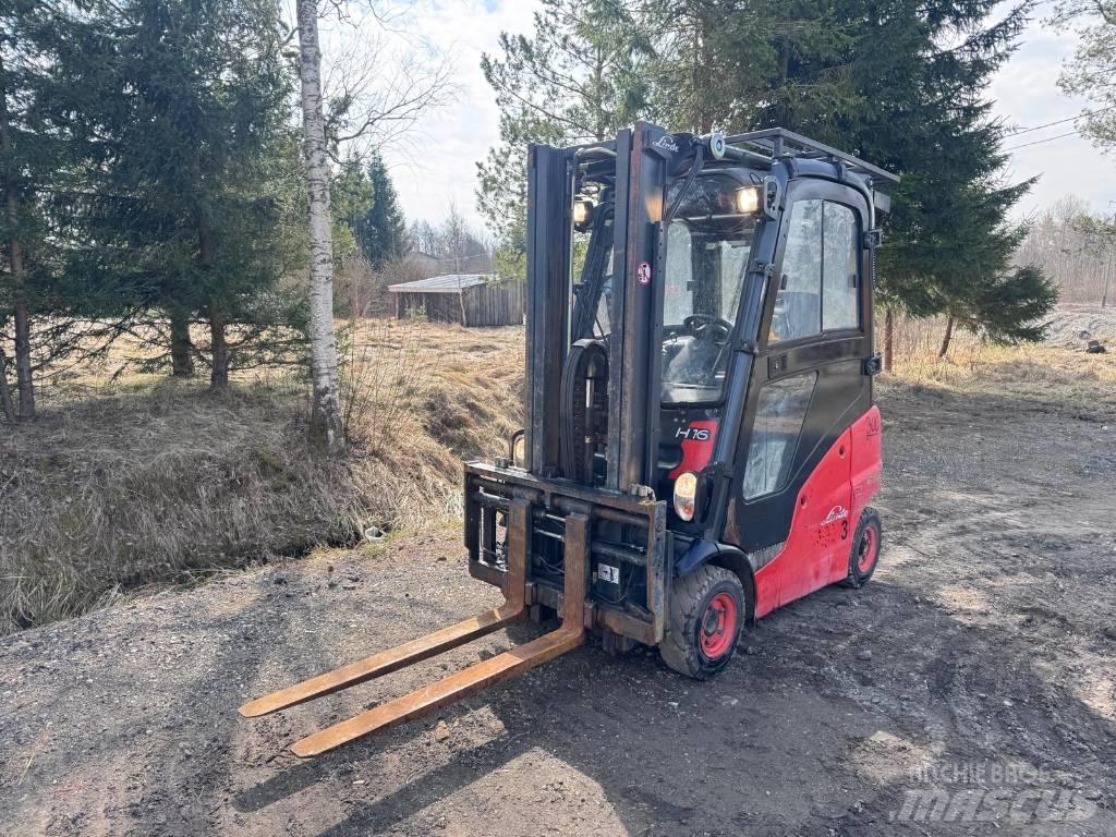 Linde H 16 Gasolmotviktstruckar