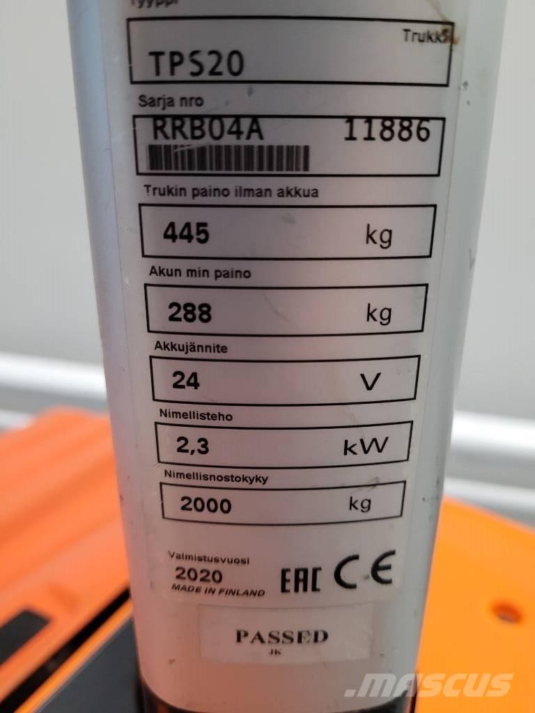 Rocla TPS20 Låglyftare med plattform