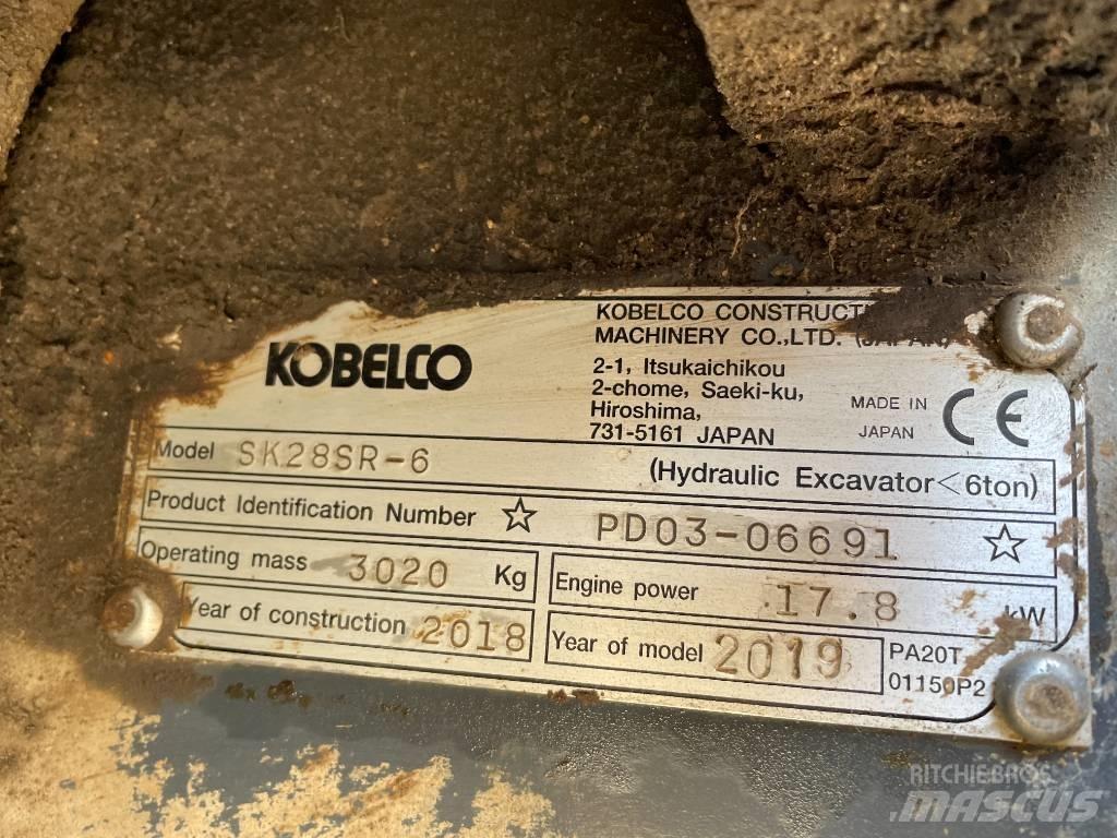 Kobelco SK 28 Minigrävare < 7t