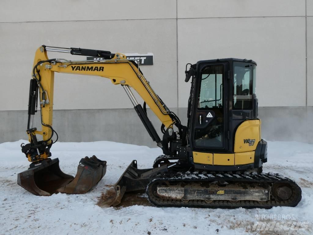 Yanmar Vio 57-6A Minigrävare < 7t