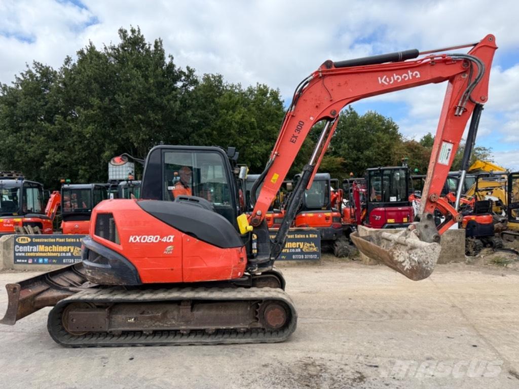 Kubota KX 080-4 Midigrävmaskiner 7t - 12t