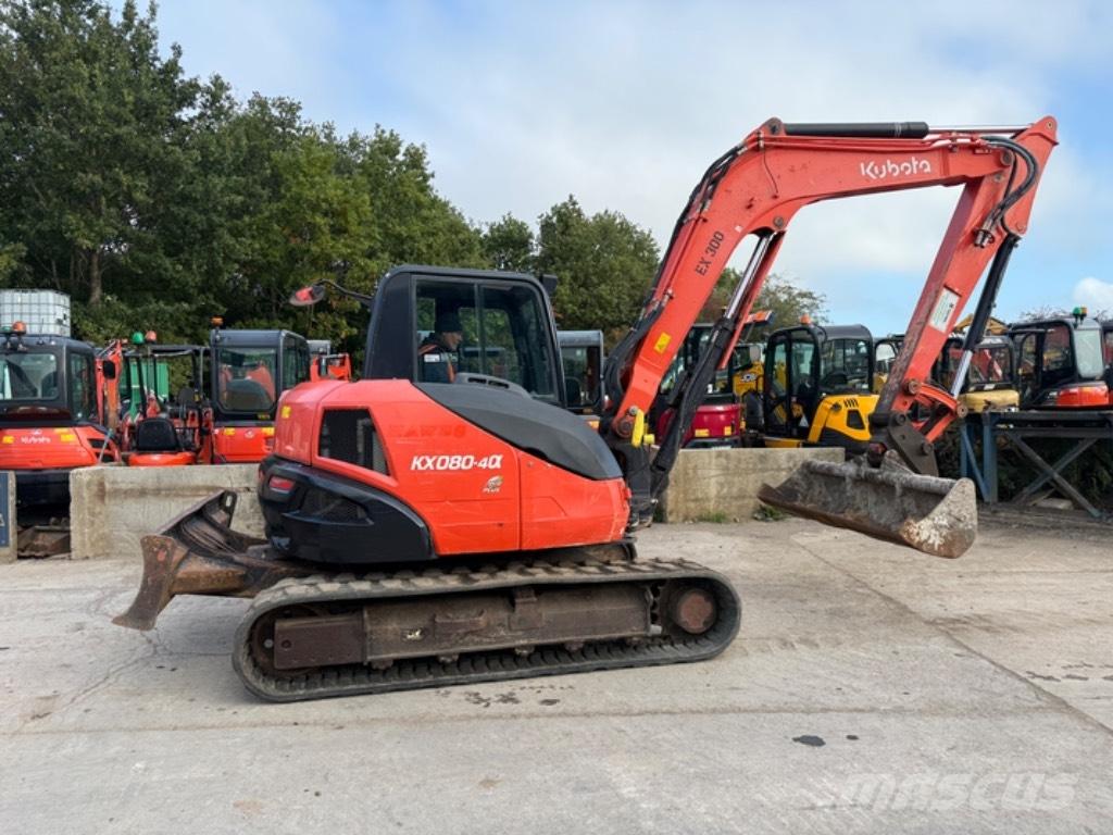 Kubota KX 080-4 Midigrävmaskiner 7t - 12t