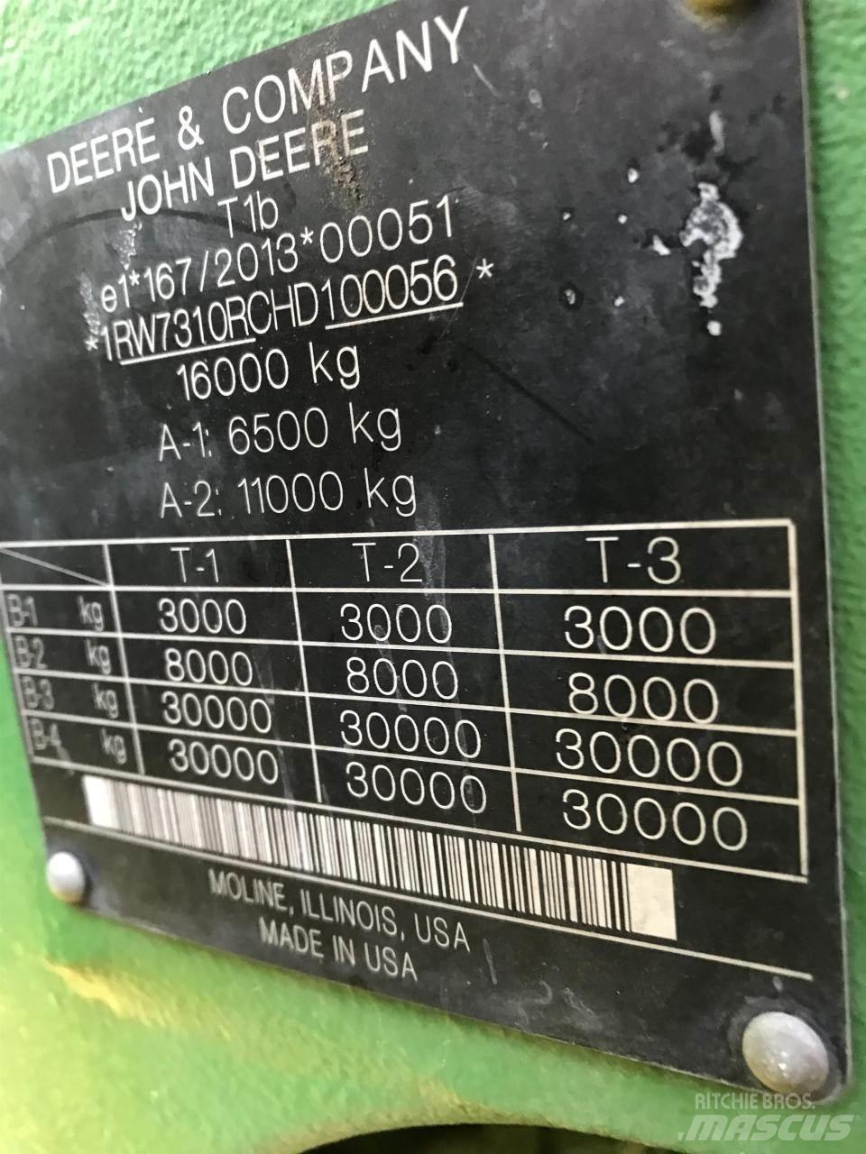 John Deere 7310R Traktorer