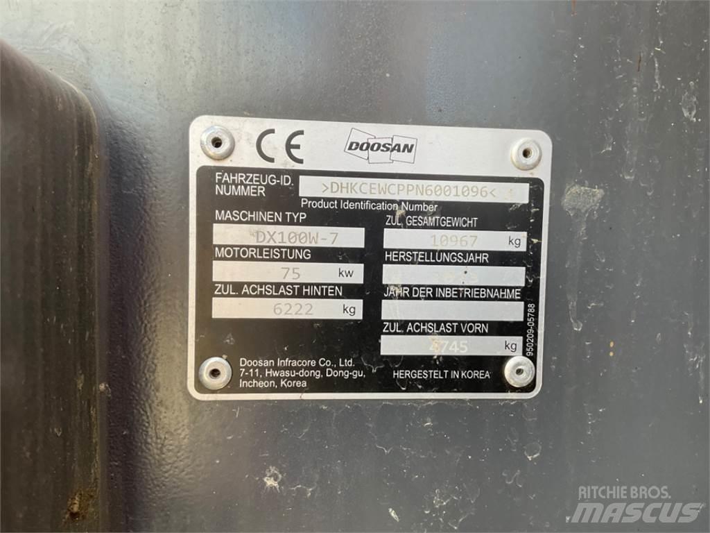 Doosan DX100W-7 Hjulgrävare