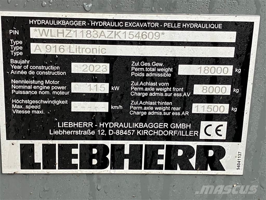 Liebherr A916 Hjulgrävare