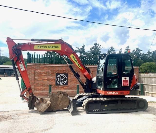 Kubota KX 080-4 Midigrävmaskiner 7t - 12t