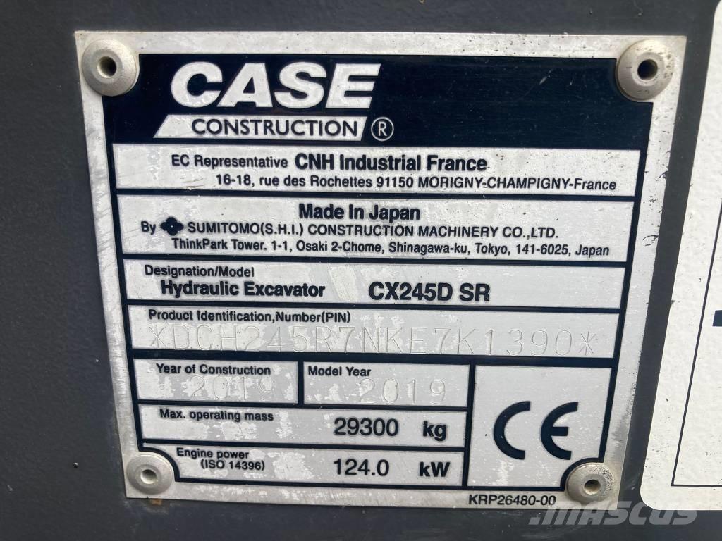 CASE CX 245 D SR LC Bandgrävare