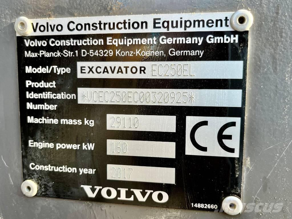 Volvo EC 250 E Bandgrävare