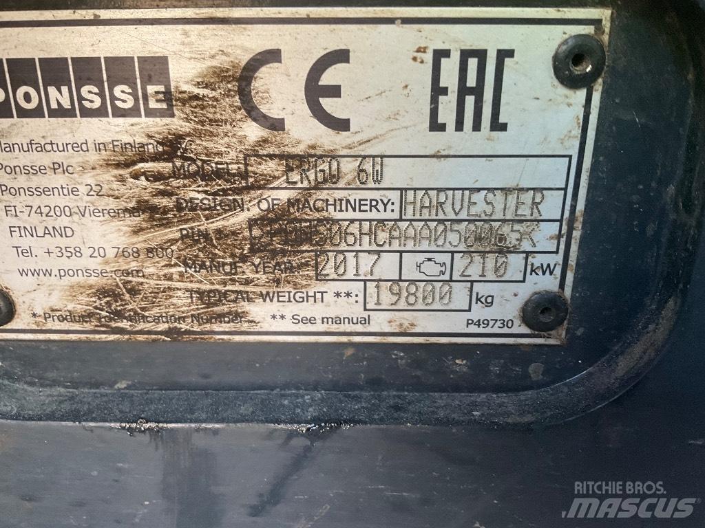 Ponsse ERGO 6W Skördare