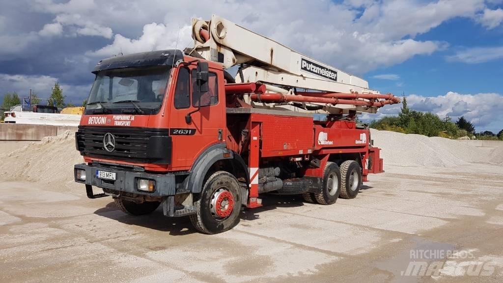 Putzmeister M 36 Lastbilar med betongpump