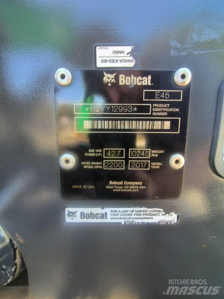 Bobcat E 45 Minigrävare < 7t