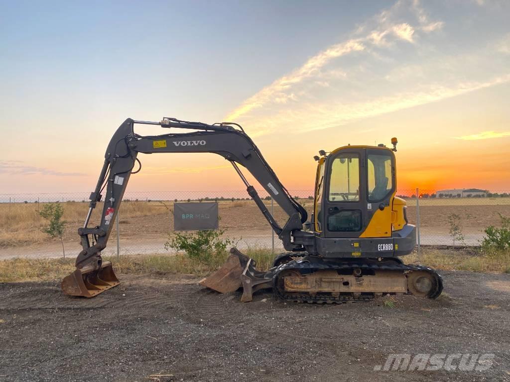 Volvo ECR 88 D Midigrävmaskiner 7t - 12t