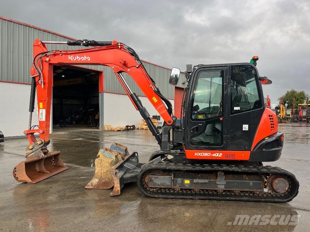 Kubota KX 080-4 Midigrävmaskiner 7t - 12t