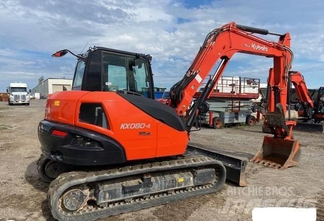 Kubota KX080-4S2 Bandgrävare