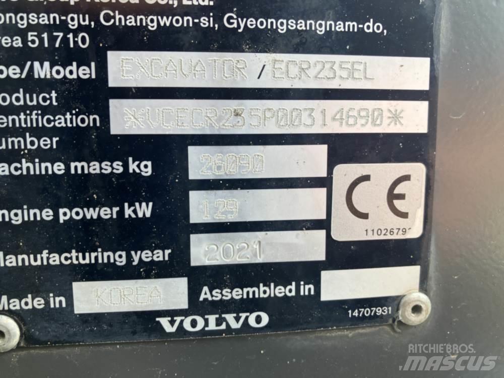 Volvo ECR235EL Bandgrävare