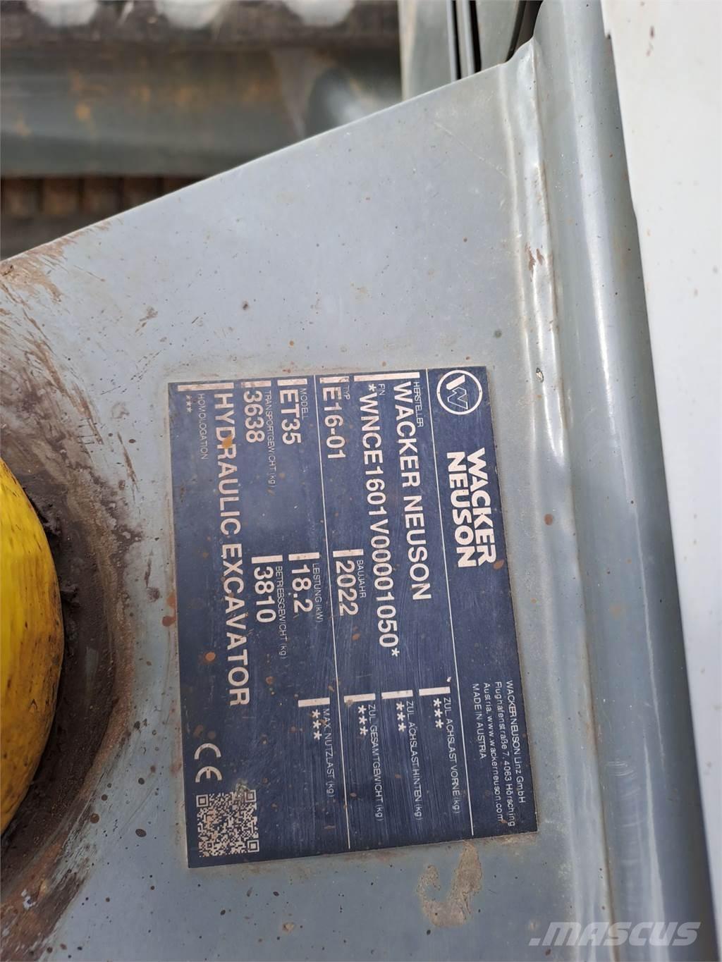 Wacker Neuson ET35 Bandgrävare