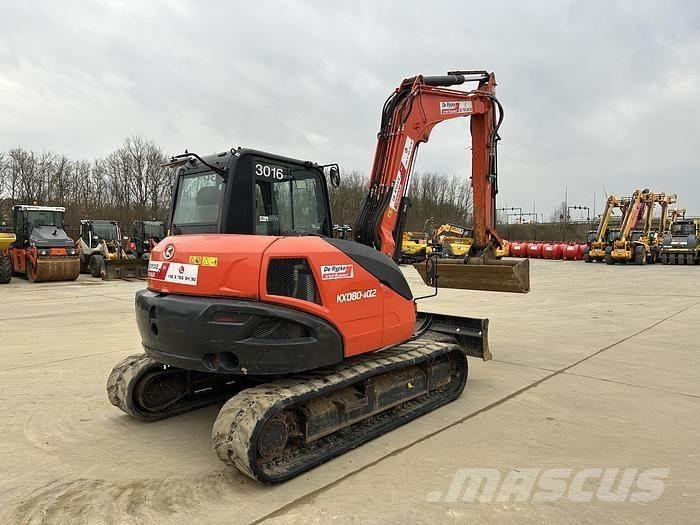 Kubota KX080-4A2 Midigrävmaskiner 7t - 12t