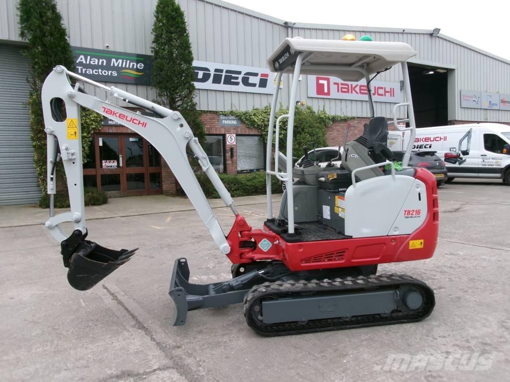Takeuchi TB 216 Minigrävare < 7t