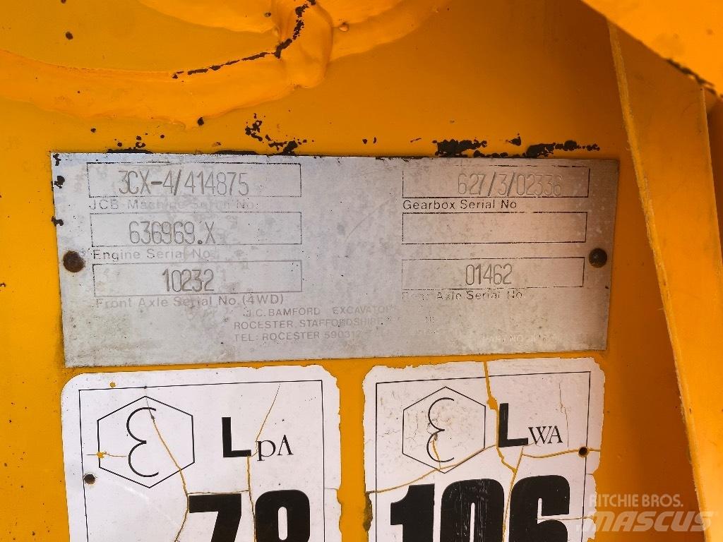 JCB 3 CX Grävlastare