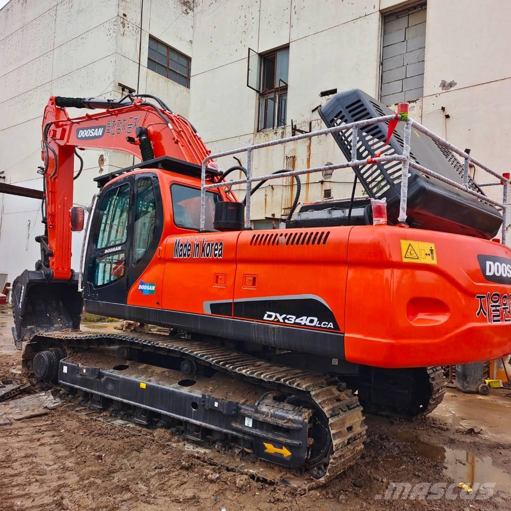 Doosan DX 340 LC Bandgrävare