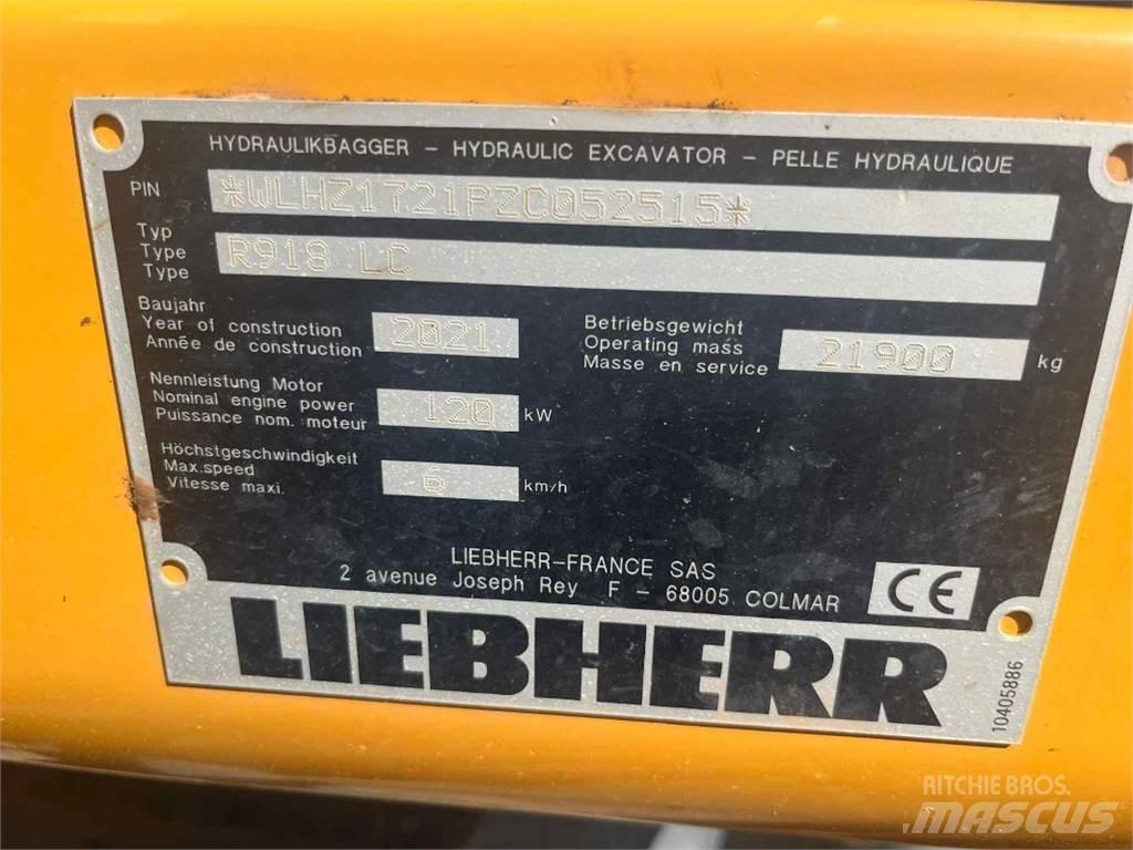Liebherr R918 Bandgrävare