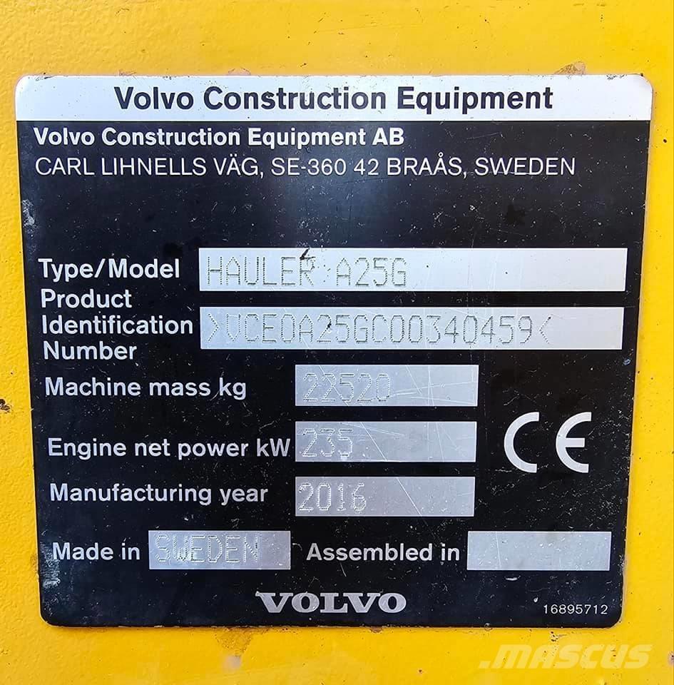 Volvo A 25 G Midjestyrd dumper