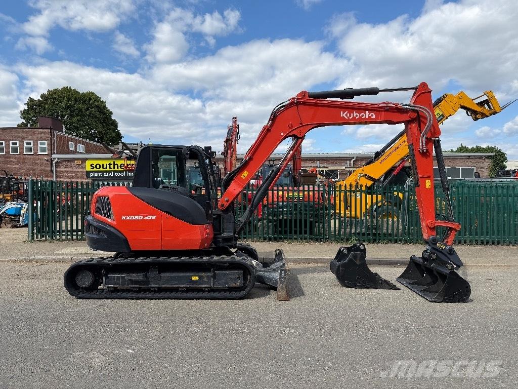 Kubota KX 080-4 Midigrävmaskiner 7t - 12t