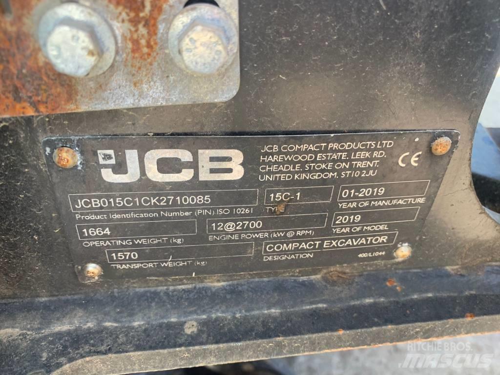 JCB 15 C-1 Minigrävare < 7t