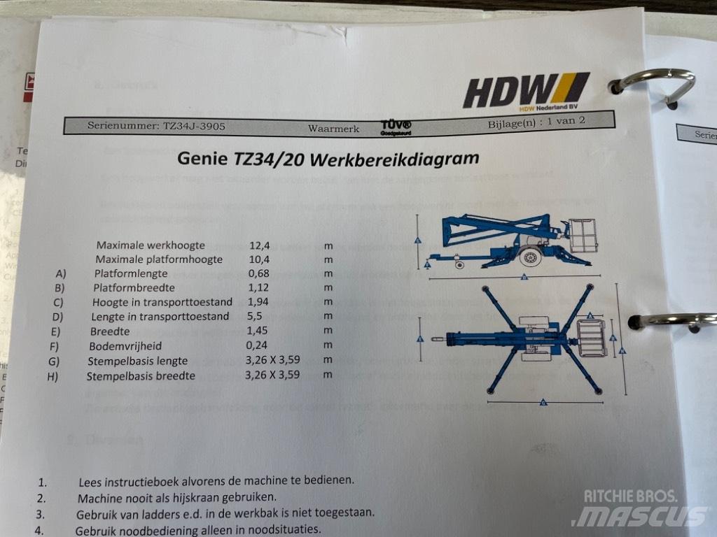 Genie TZ 34/20 Skylift