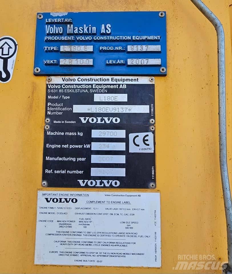 Volvo L 180 E Hjullastare