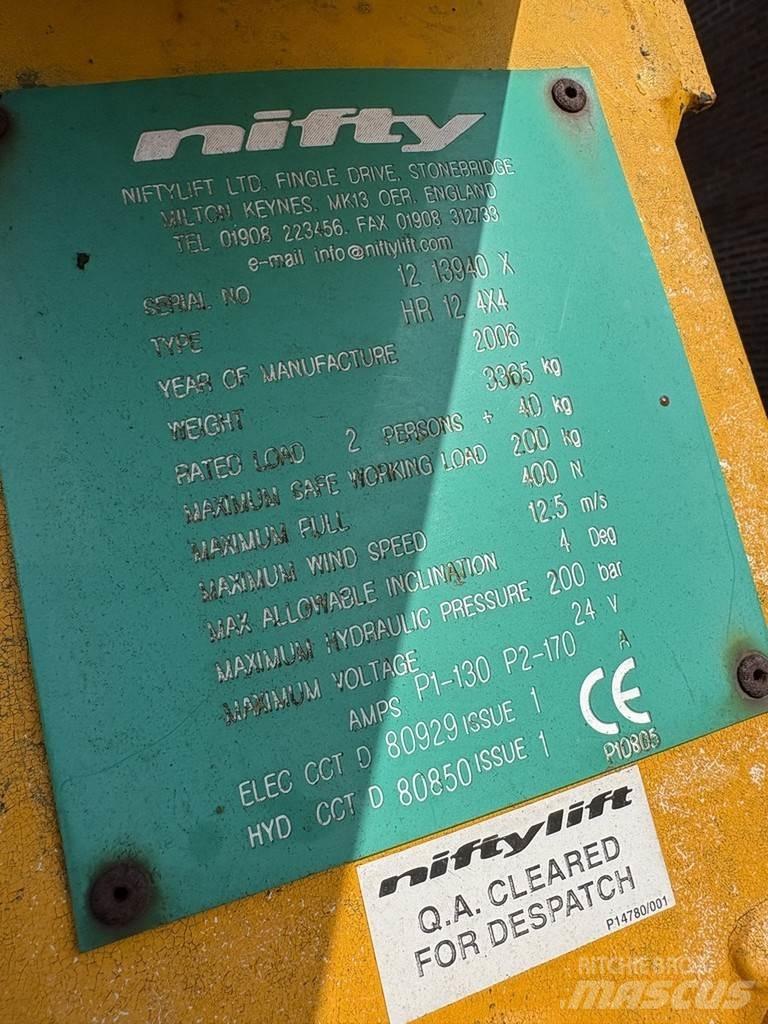 Niftylift Hr12nde Bomliftar