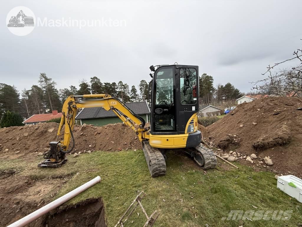Komatsu PC 26 MR-3 Minigrävare < 7t